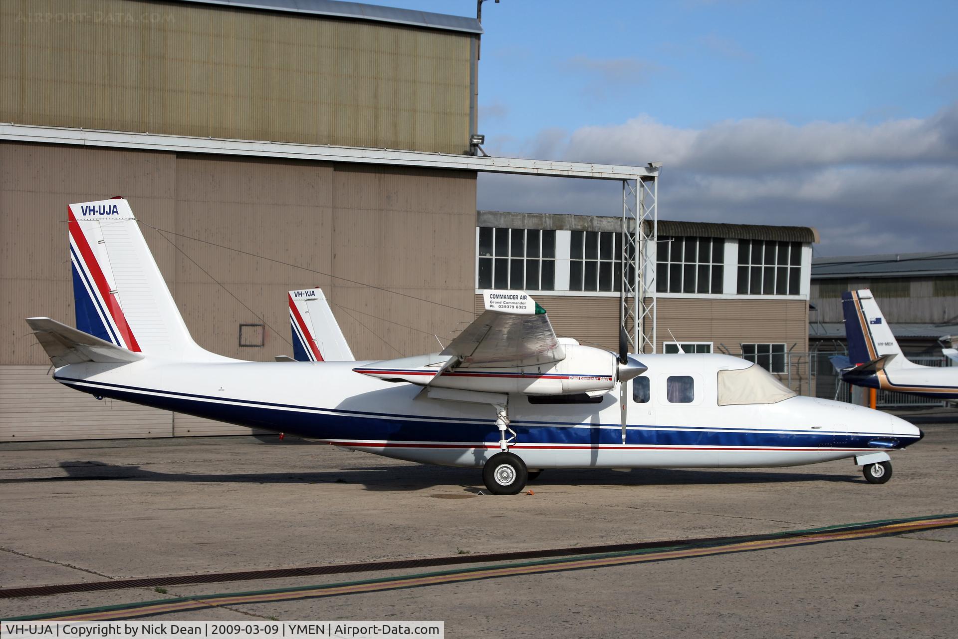 VH-UJA, 1965 Aero Commander 680FL Commander C/N 1521-100, YMEN