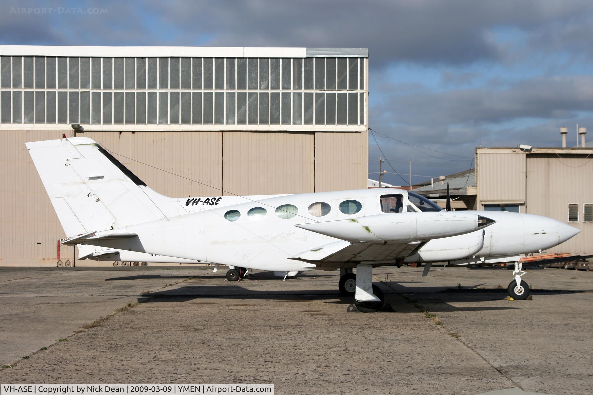 VH-ASE, 1973 Cessna 421B Golden Eagle C/N 421B0501, YMEN