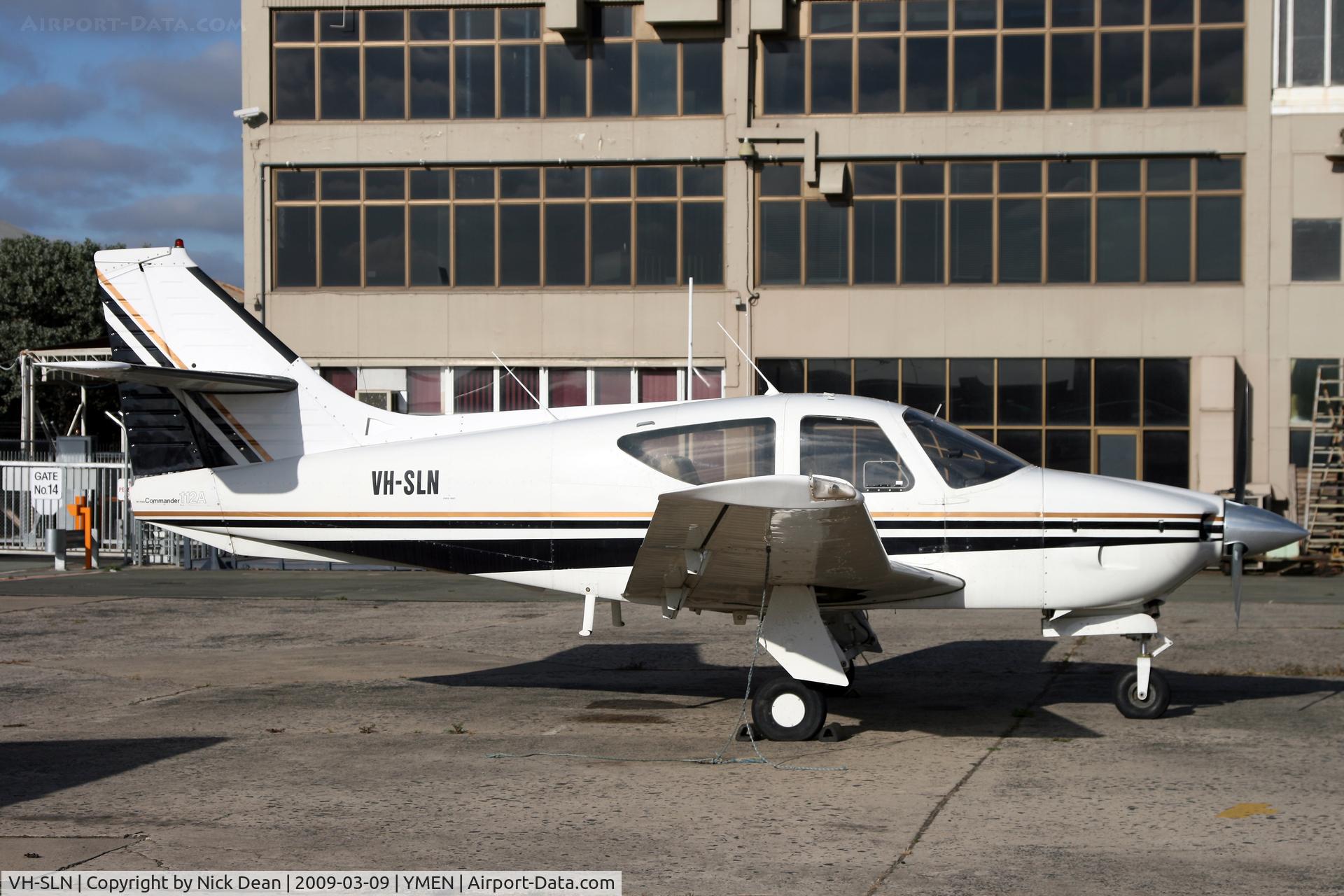 VH-SLN, 1976 Rockwell International 112 Commander C/N 486, YMEN