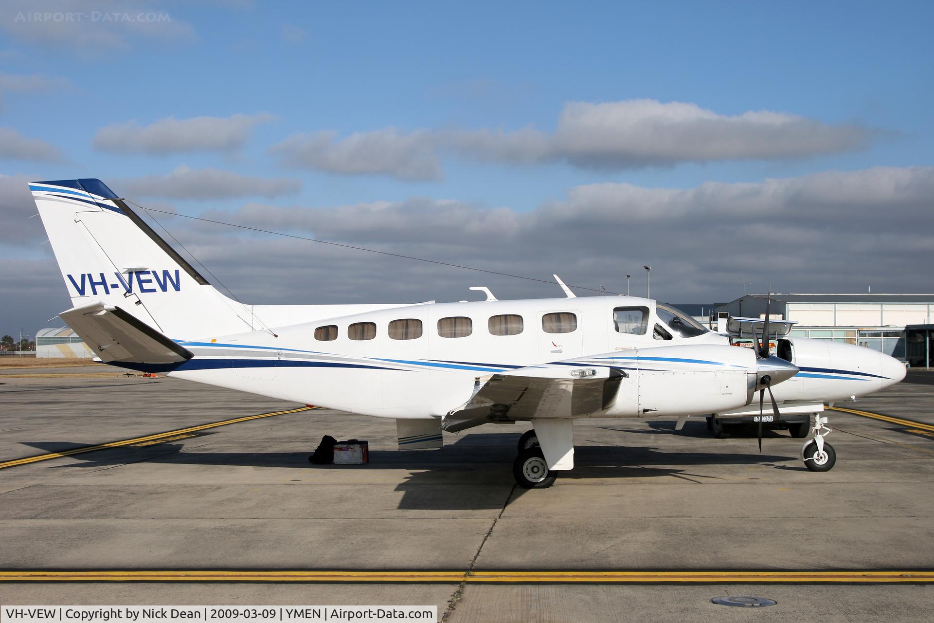 VH-VEW, 1982 Cessna 441 Conquest II C/N 441-0264, YMEN