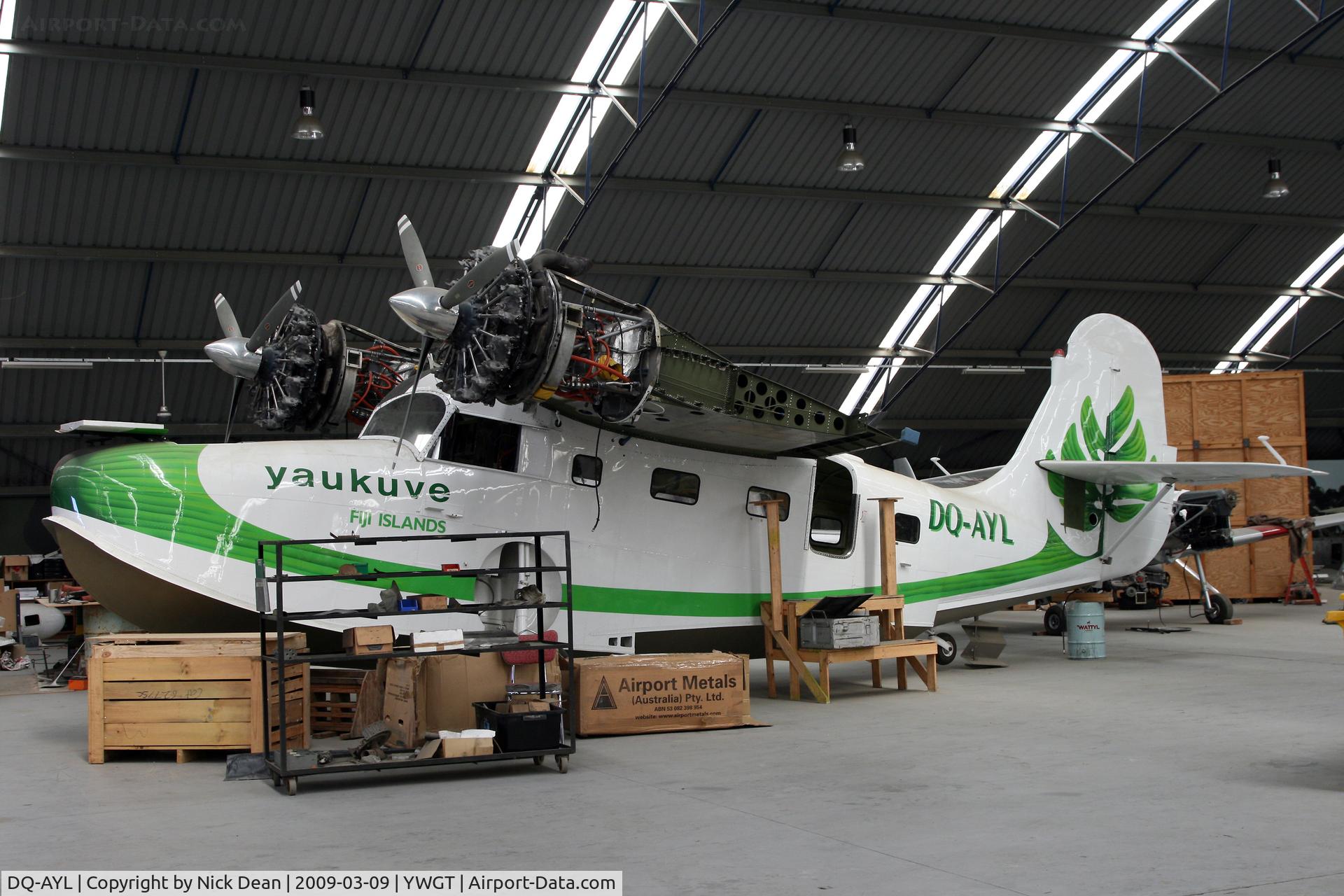 DQ-AYL, 1943 Grumman G-21A Goose C/N 1164, YWGT