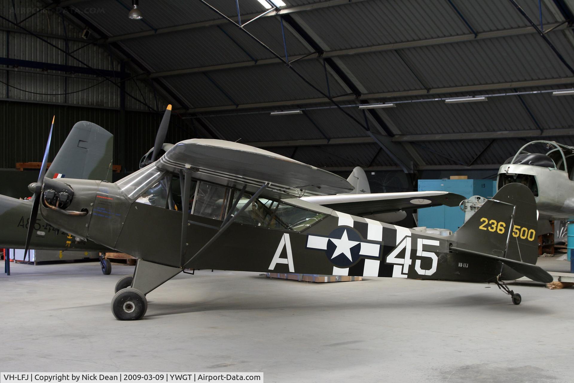 VH-LFJ, 1942 Piper J3C-65 Cub C/N 42-36509, YWGT