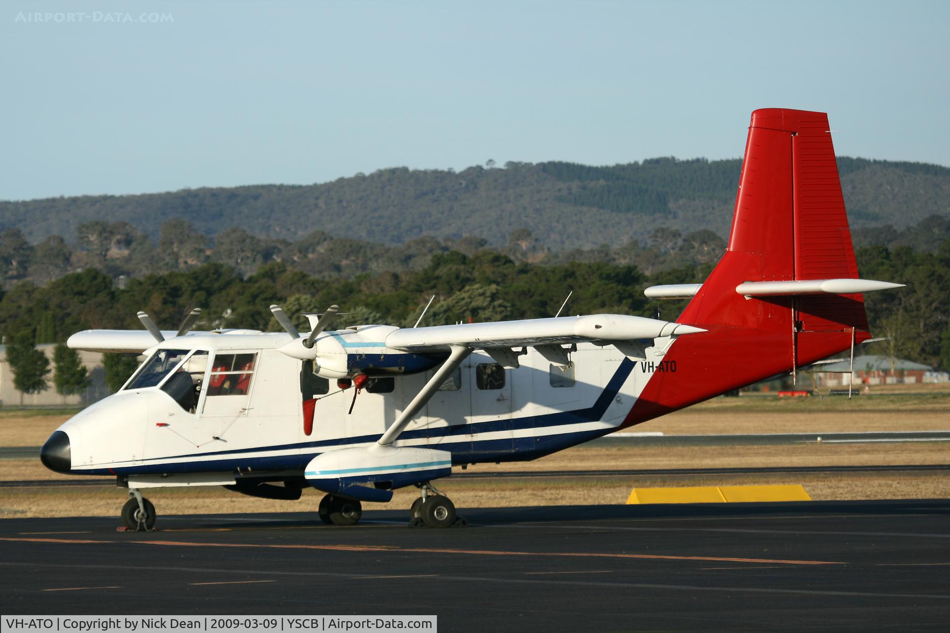 VH-ATO, 1979 GAF N22B Nomad C/N N22B-108, YSCB