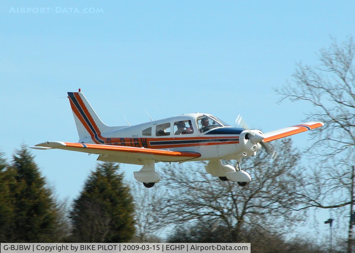 G-BJBW, 1981 Piper PA-28-161 Cherokee Warrior II C/N 28-8116280, FINALS FOR RWY 26, THIS A/C WAS VERY BUSY DURING THE DAY MAKING A NUMBER OF FLIGHTS