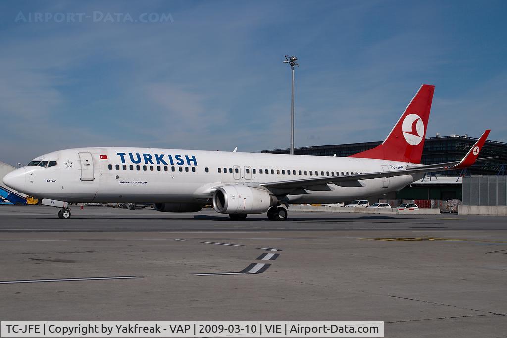 TC-JFE, 1998 Boeing 737-8F2 C/N 29767/95, Turkish Airlines Boeing 737-800