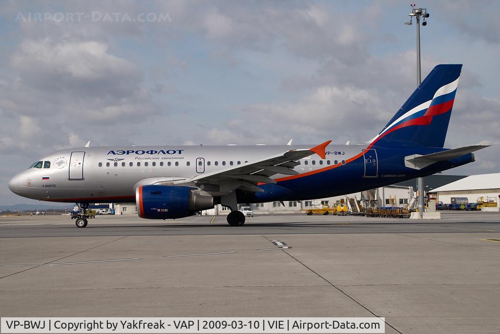 VP-BWJ, 2004 Airbus A319-111 C/N 2179, Aeroflot Airbus 319