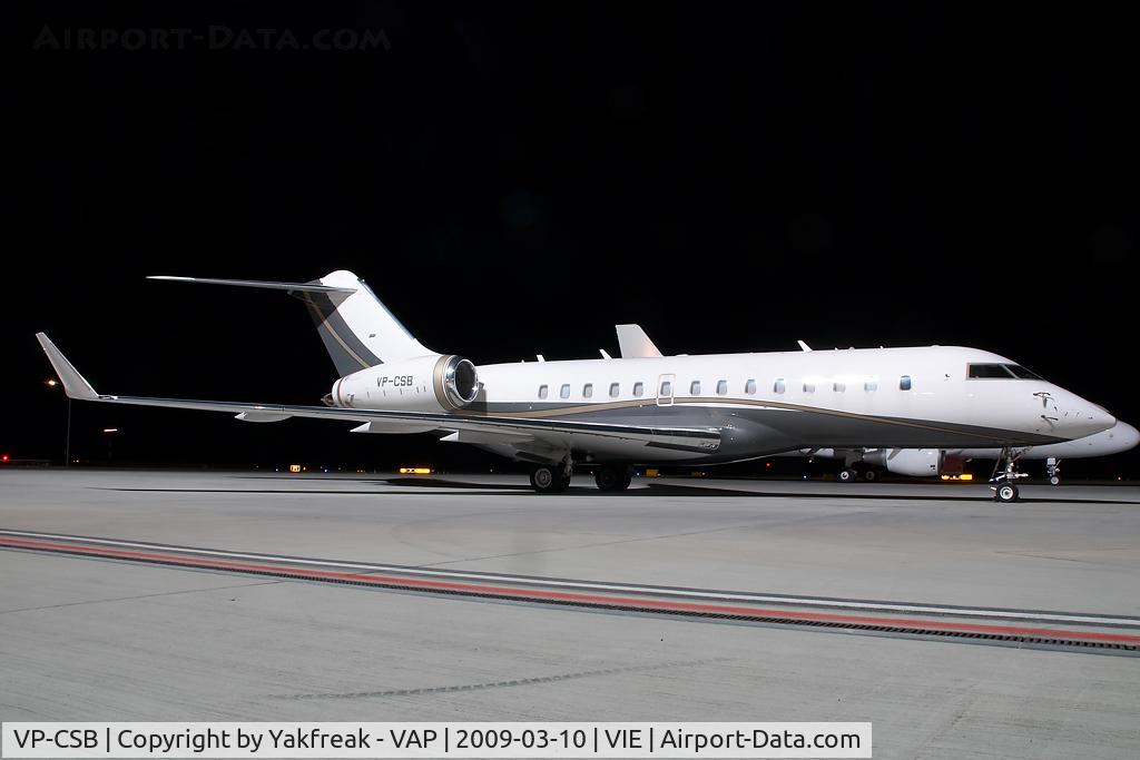 VP-CSB, 2007 Bombardier BD-700-1A11 Global 5000 C/N 9263, Globalexpress 5000