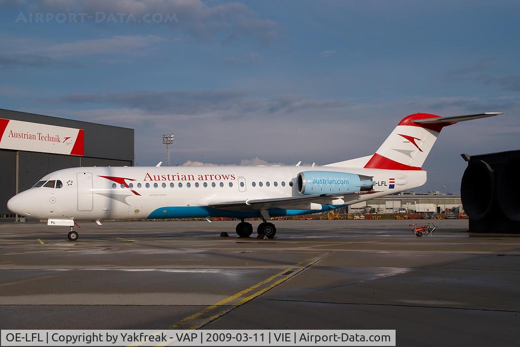 OE-LFL, 1995 Fokker 70 (F-28-0070) C/N 11573, Austrian Arrows Fokker 70