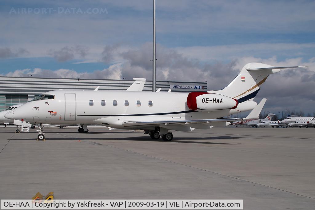 OE-HAA, 2008 Bombardier Challenger 300 (BD-100-1A10) C/N 20232, Bombardier BD100