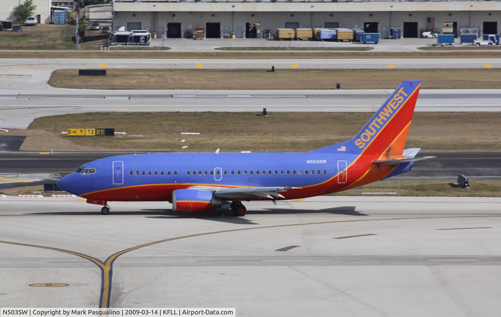 N503SW, 1990 Boeing 737-5H4 C/N 24180, Boeing 737-500