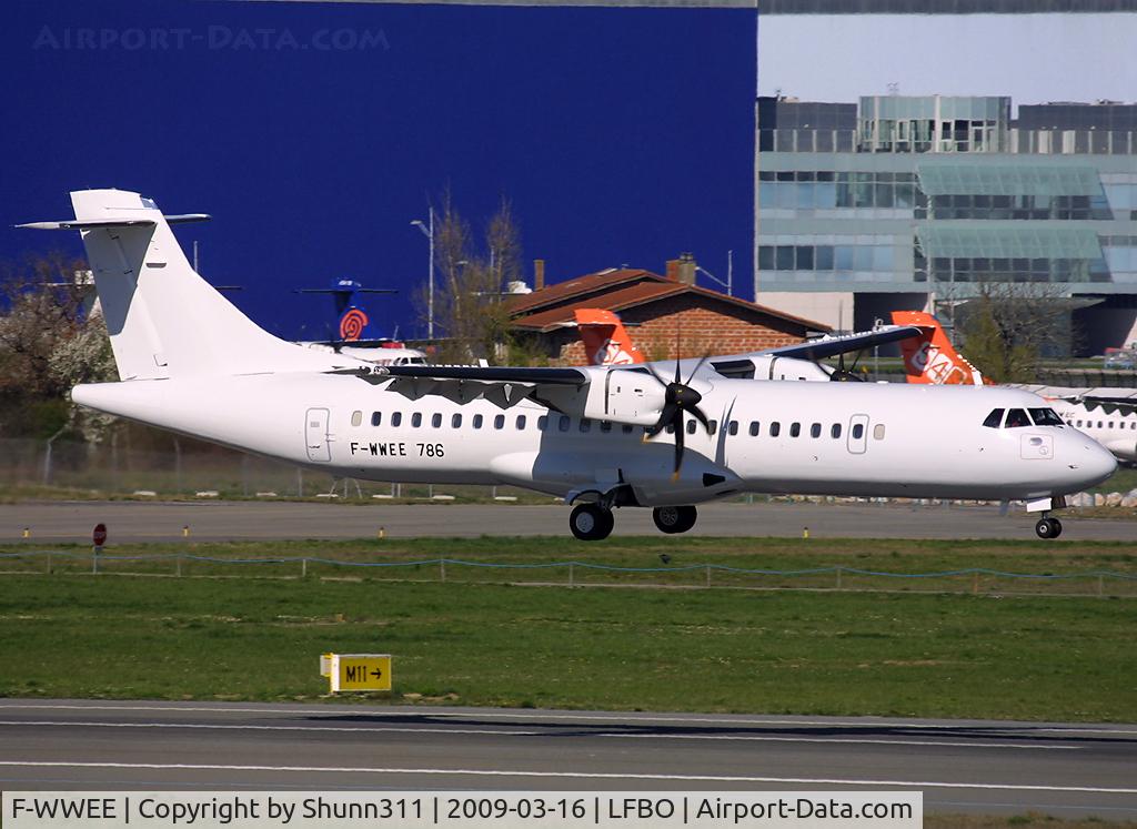 F-WWEE, 2008 ATR 72-212A C/N 786, C/n 786 - For Air Botswana as A2-ABR... Kingfisher Airlines ntu