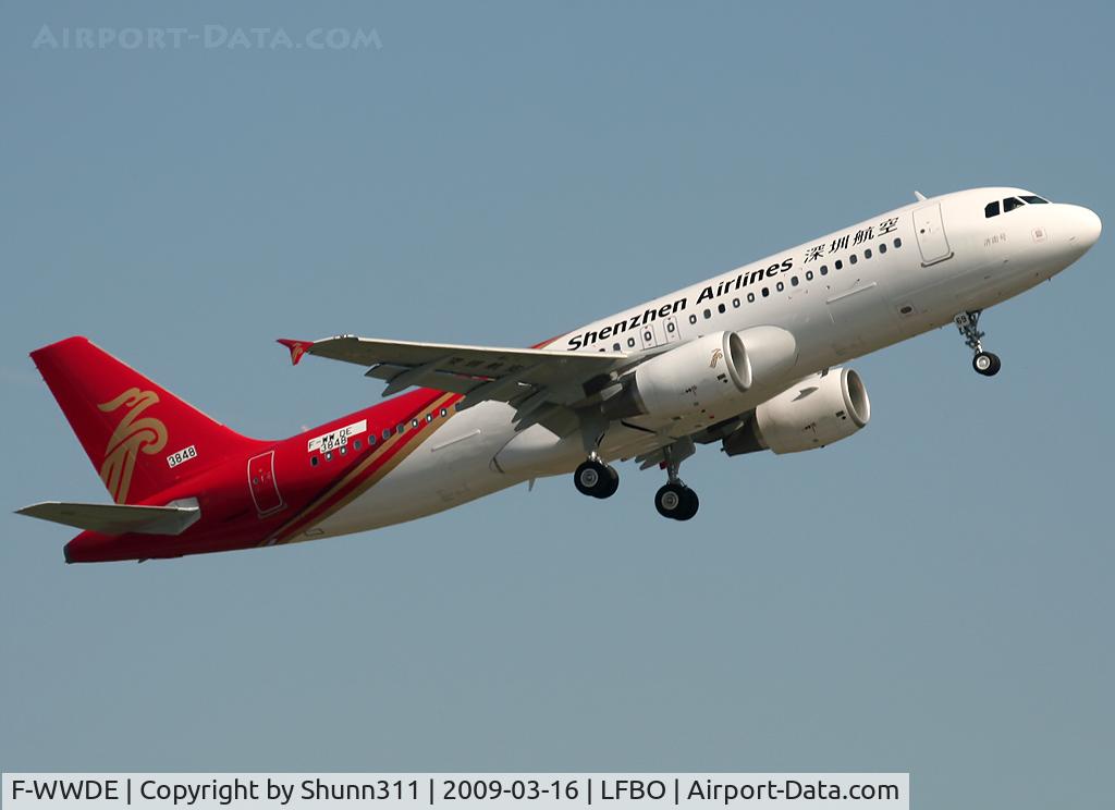 F-WWDE, 2009 Airbus A320-214 C/N 3848, C/n 3848 - To be B-6569