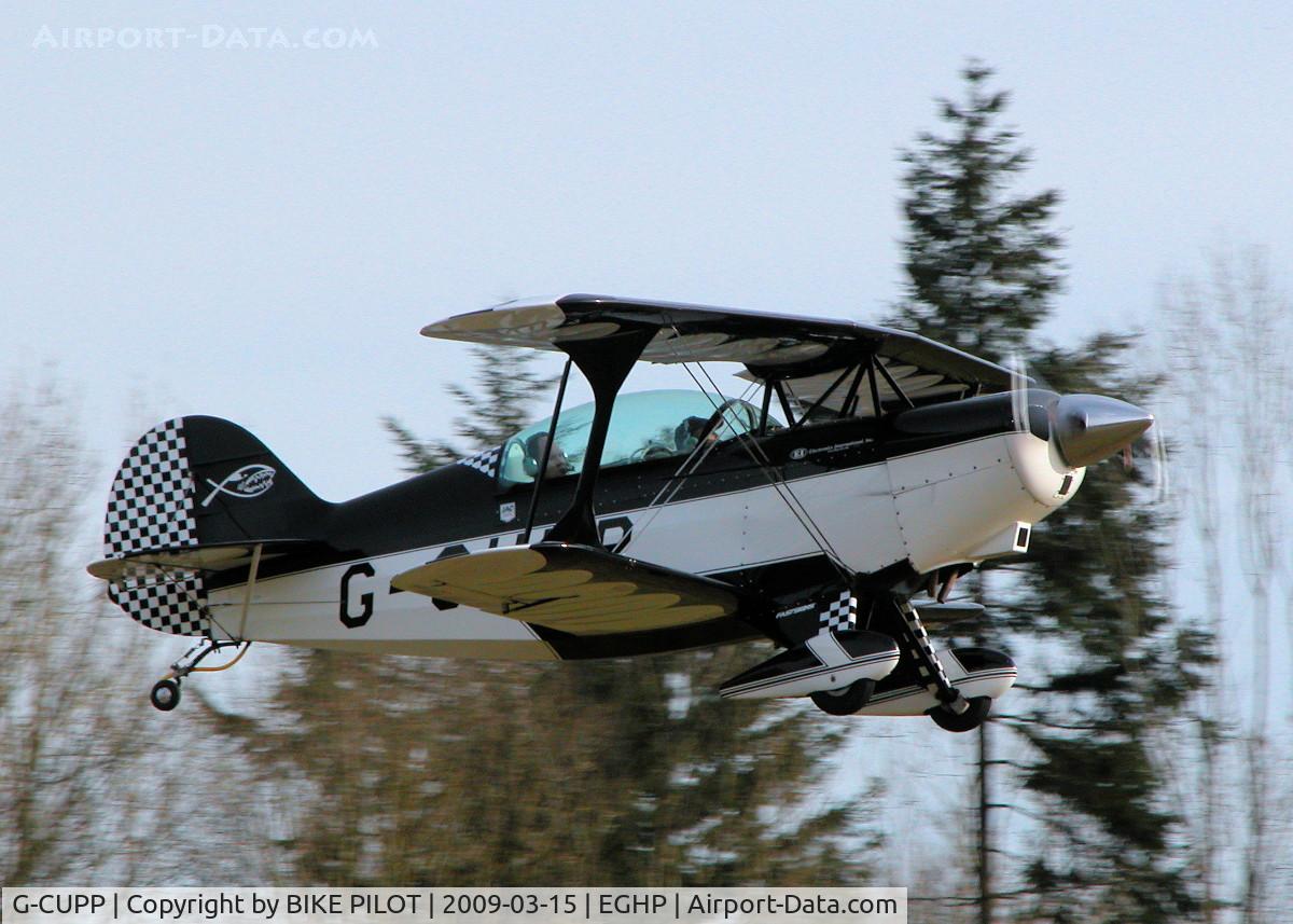 G-CUPP, 1978 Pitts S-2A Special C/N 2166, VERY WELCOME VISITOR, FINALS RWY 26