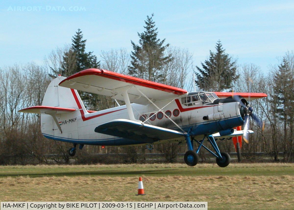 HA-MKF, 1985 Antonov An-2TP C/N 1G233-43, TAKING OFF FOR IT'S SECOND FLIGHT OF THE DAY