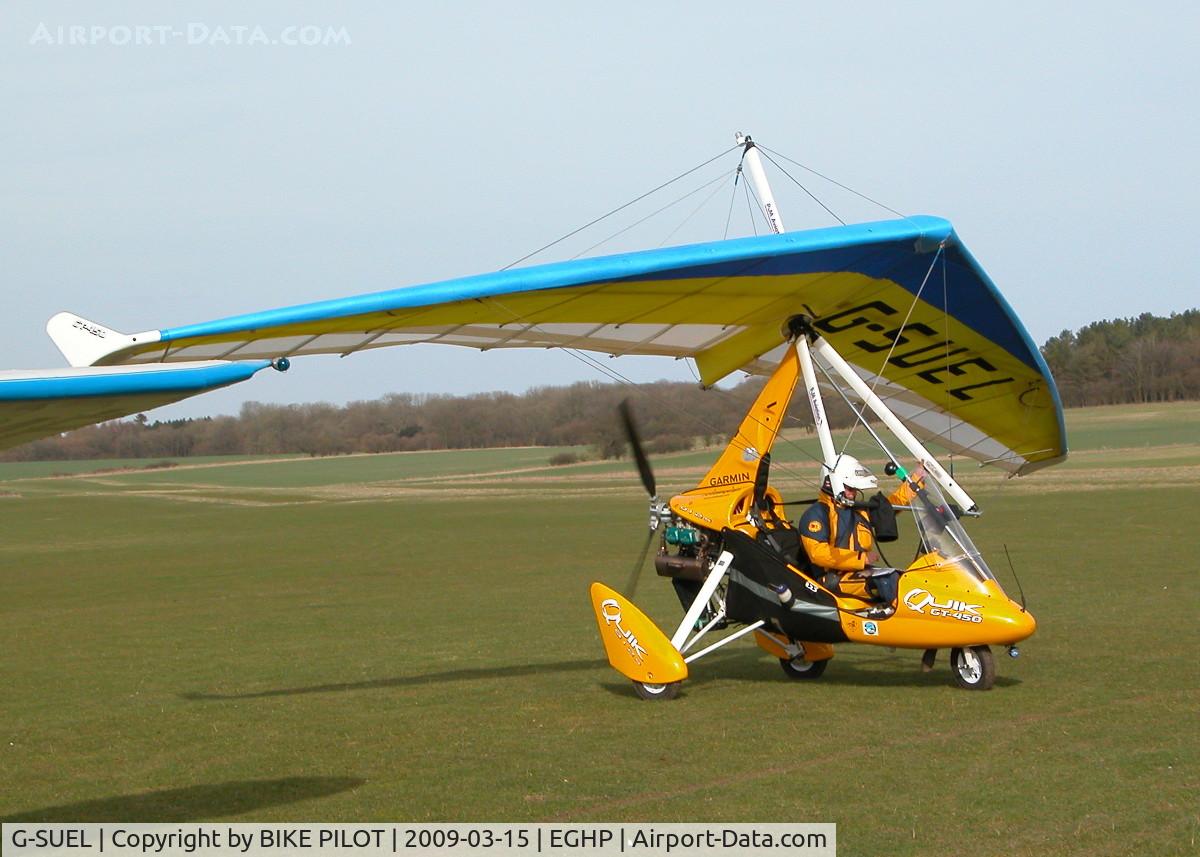 G-SUEL, 2007 P&M Aviation Quik GT450 C/N 8301, BRIGHT MICRO-LIGHT PREPAIRING TO DEPART