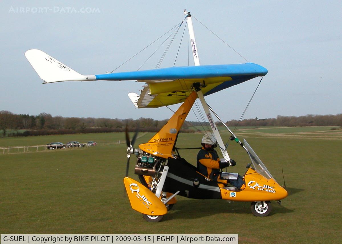 G-SUEL, 2007 P&M Aviation Quik GT450 C/N 8301, TAXYING TO RWY 26