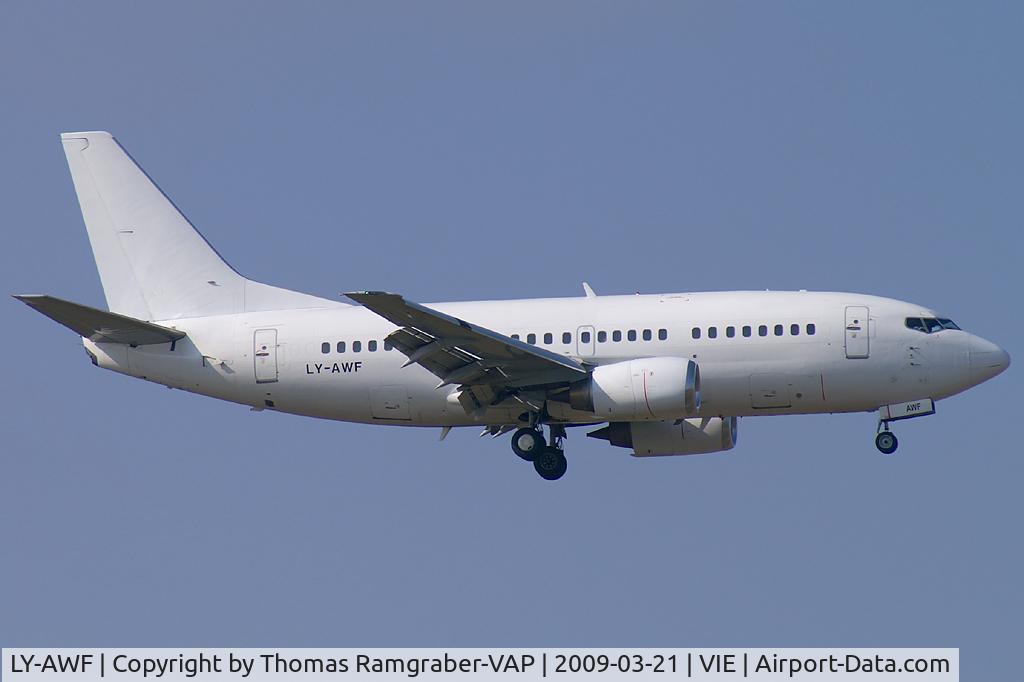 LY-AWF, 1993 Boeing 737-522 C/N 26707, Sky Europe Airlines Boeing 737-500