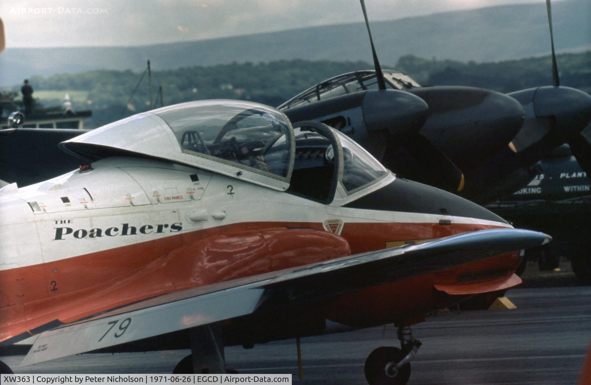 XW363, 1971 BAC 84 Jet Provost T.5 C/N EEP/JP/1013, Jet Provost T.5 of the RAF College 
