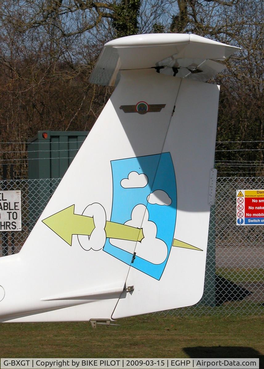 G-BXGT, 1997 Iniziative Industriali Italiane Sky Arrow 650TC C/N PFA 298-13085, TAIL GRAPHICS