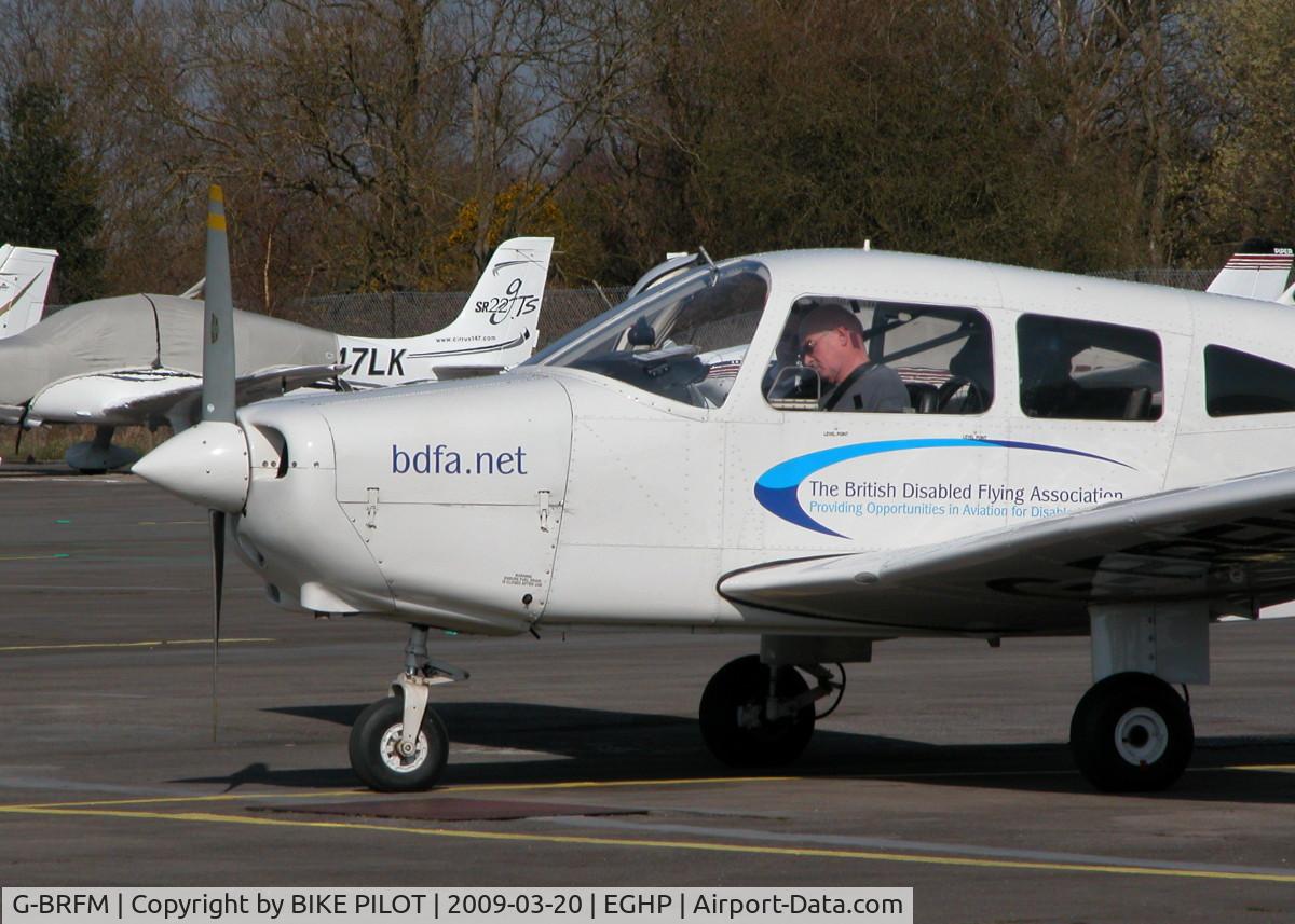 G-BRFM, 1979 Piper PA-28-161 C/N 287916279, PUPIL GETTING FINAL INSTRUCTIONS FOR FLIGHT TO GOODWOOD