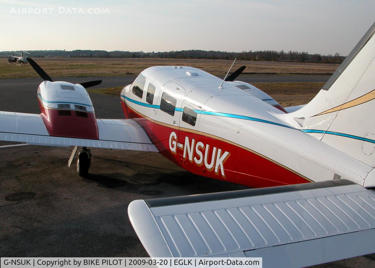 G-NSUK, 2002 Piper PA-34-220T Seneca V C/N 34-49256, SITTING IN THE AFTERNOON SUN