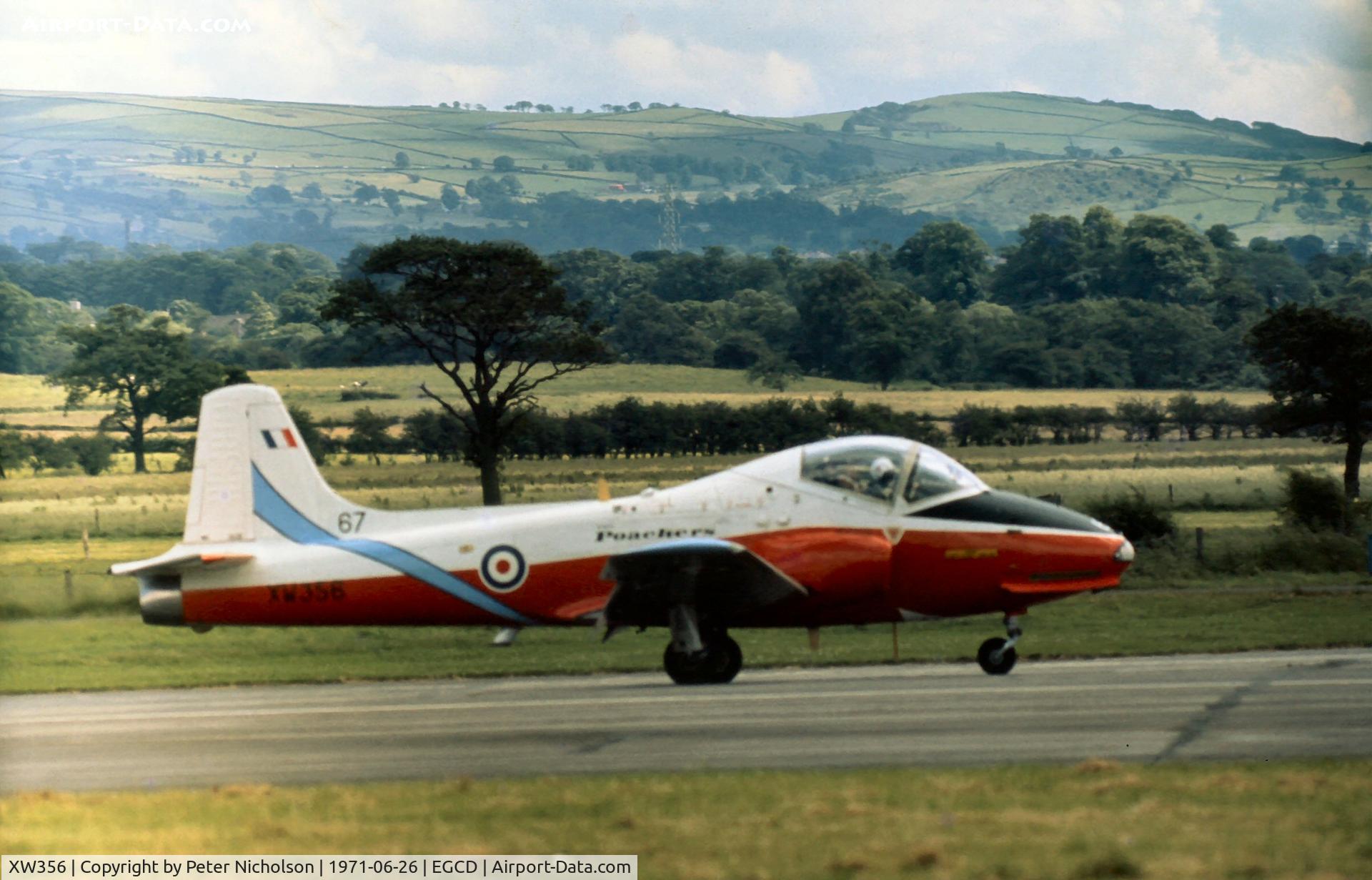 XW356, 1971 BAC 84 Jet Provost T.5B C/N EEP/JP/1006, Jet Provost T.5 of the RAF College 