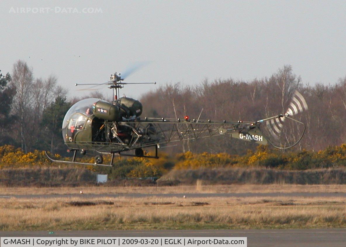 G-MASH, 1969 Westland AB-47G-4A C/N WA725, DEPARTING BELL 47