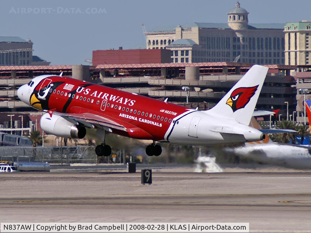 N837AW, 2005 Airbus A319-132 C/N 2595, US Airways - 'Arizona Cardinals' / 2005 Airbus A319-132