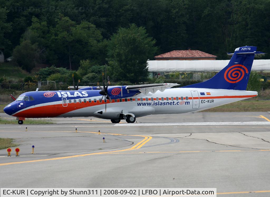EC-KUR, 2008 ATR 72-500 C/N 808, Ready for his delivery flight