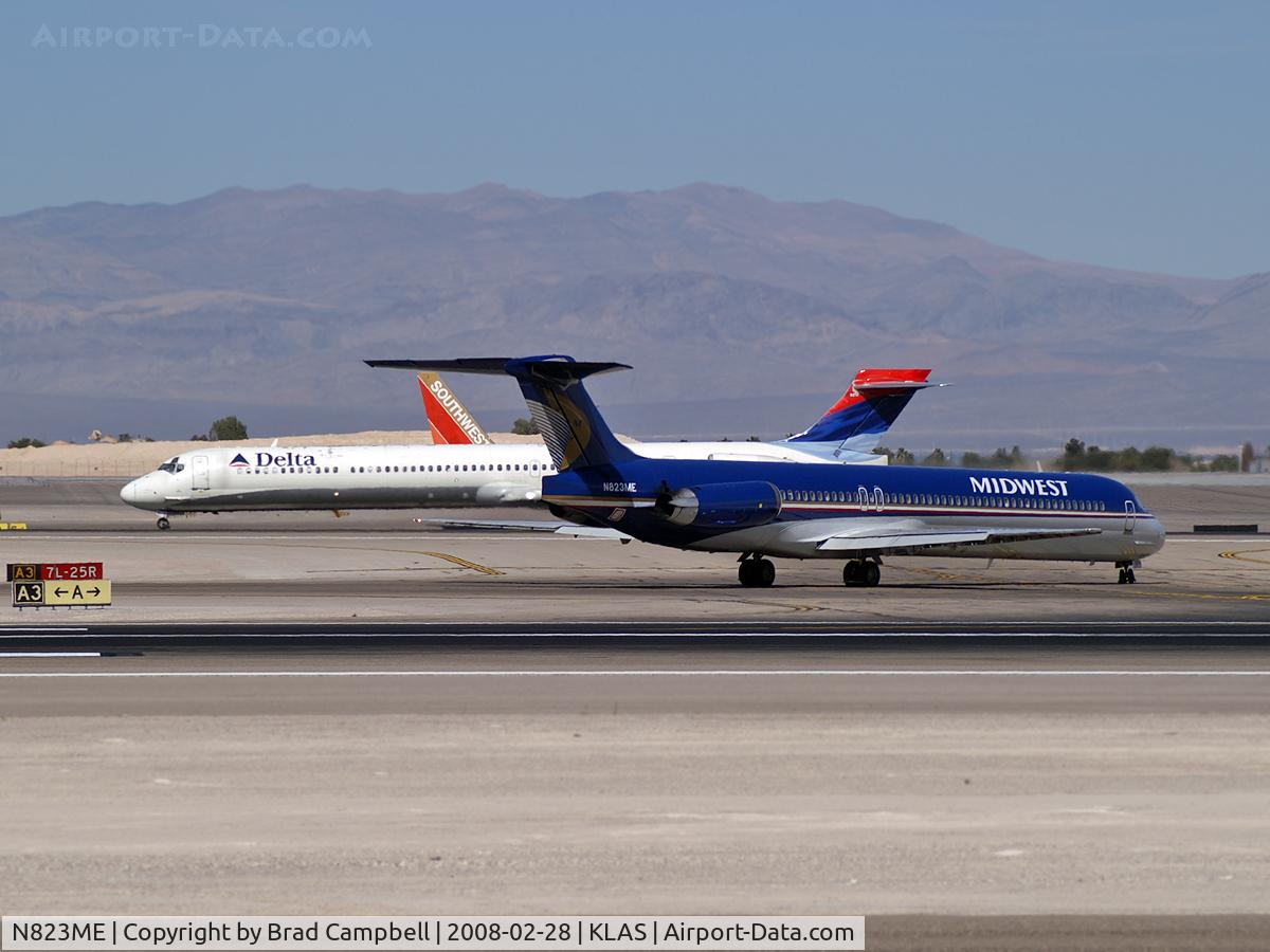 N823ME, 1989 McDonnell Douglas MD-88 C/N 49766, Midwest Airlines / 1989 McDonnell Douglas MD-88