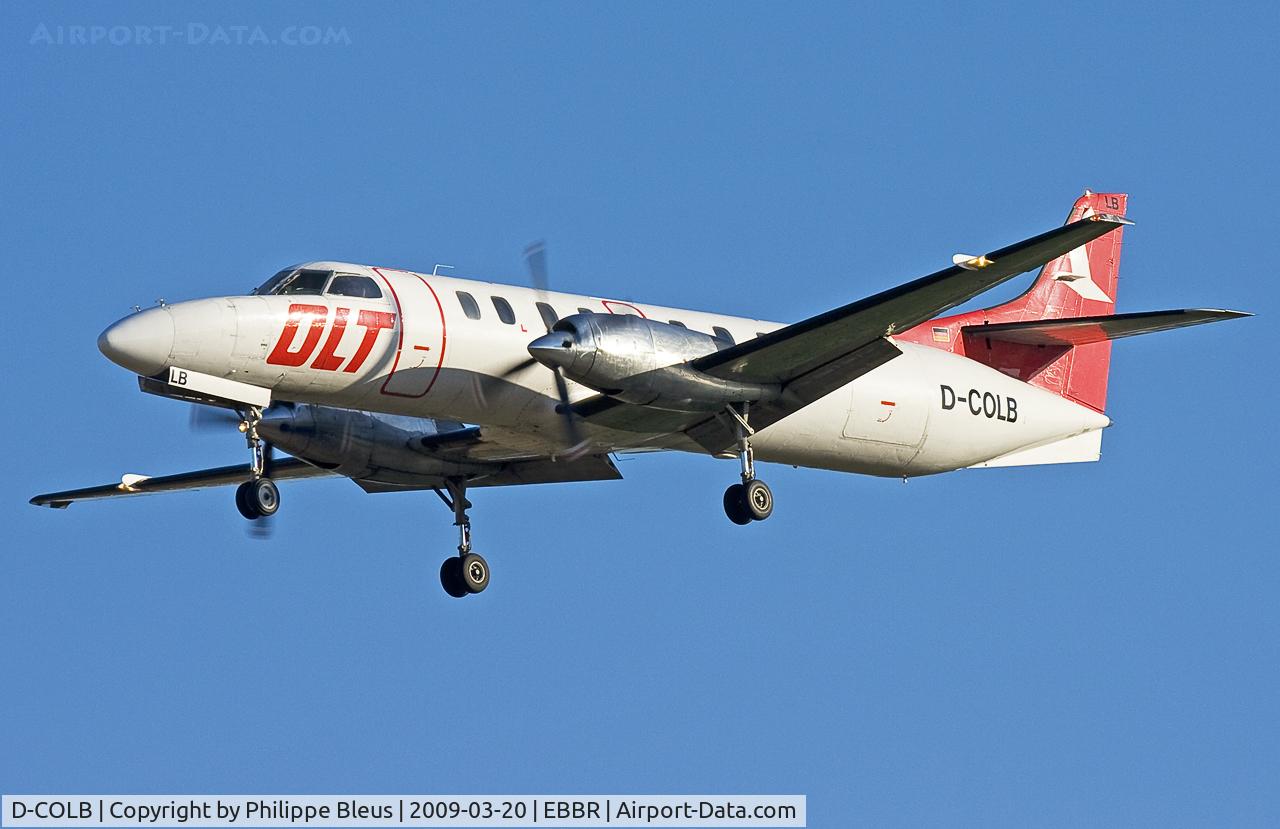 D-COLB, 1989 Fairchild SA-227AC Metro III C/N AC-754B, Short final ruwnay 02 on a marveous last day of winter. OLT - Ostfriesische Lufttransport.