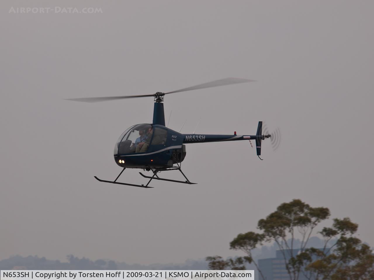 N653SH, 2003 Robinson R22 Beta C/N 3504, N653SH arriving on RWY 21