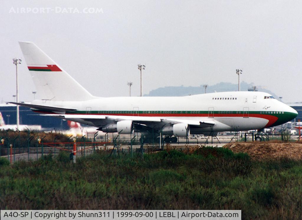 A4O-SP, 1980 Boeing 747SP-27 C/N 21992, Lining up rwy 07 for departure...