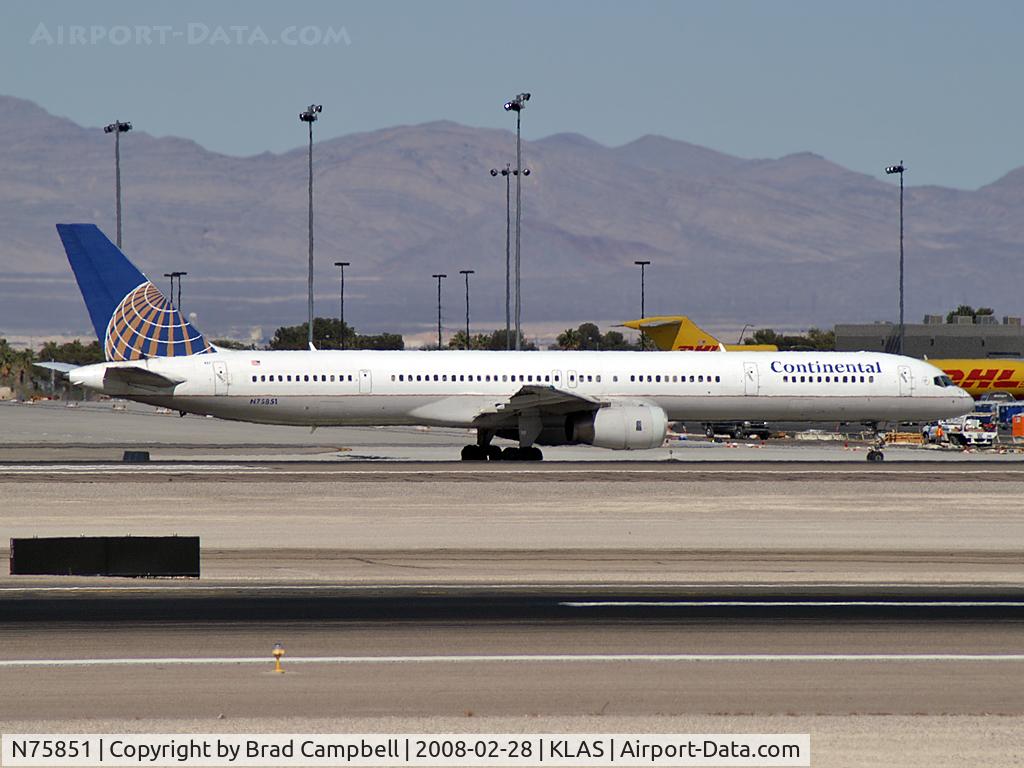 N75851, 2001 Boeing 757-324 C/N 32810, Continental Airlines / 2001 Boeing 757-324