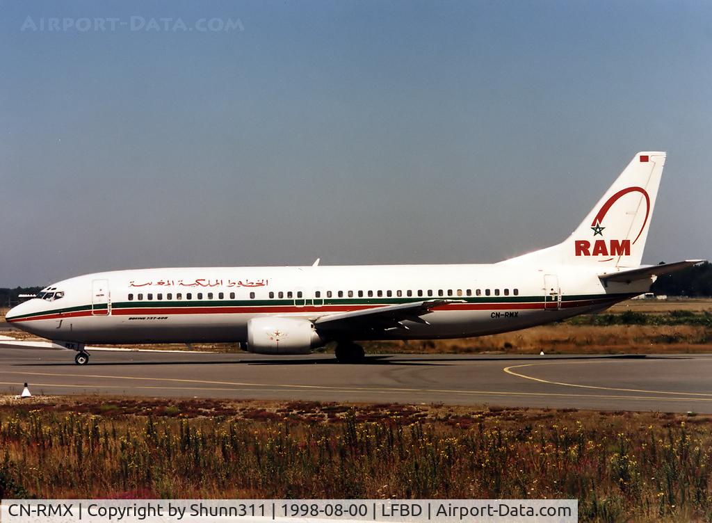 CN-RMX, 1992 Boeing 737-4B6 C/N 26526, Taxiing holding point rwy 05
