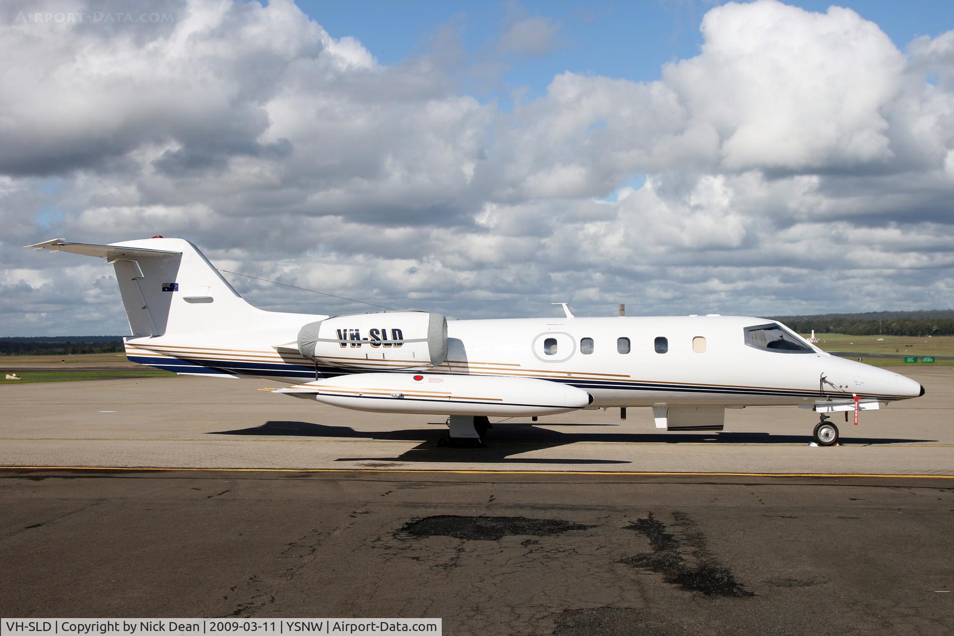 VH-SLD, 1977 Learjet 35A C/N 35A-145, YSNW