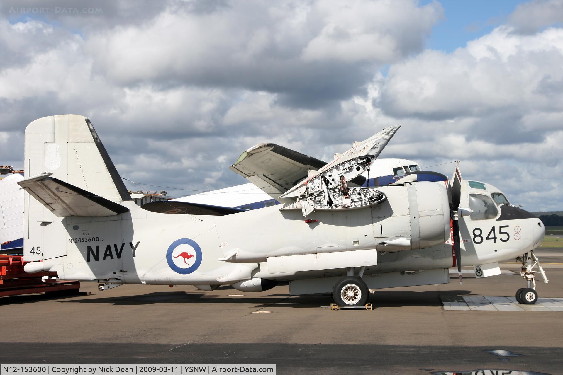 N12-153600, Grumman S-2E Tracker C/N 344C, YSNW