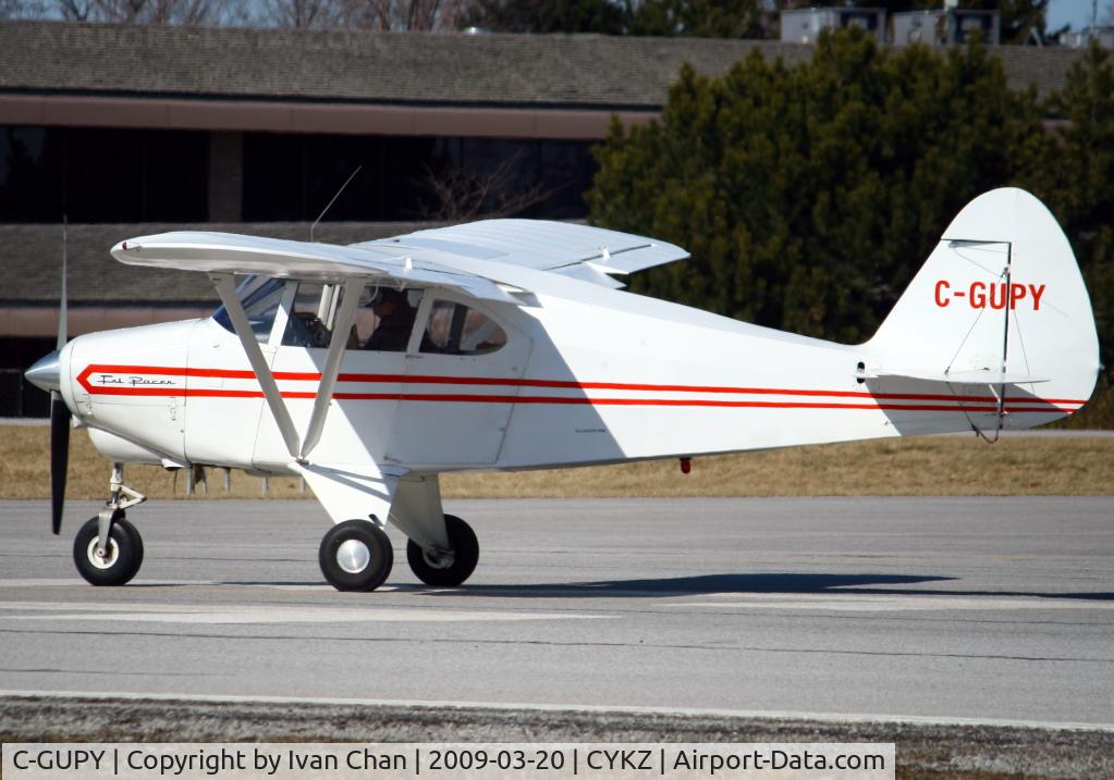 C-GUPY, 1952 Piper PA-22-135 Tri-Pacer C/N 22-536, Taking off at Toronto - Buttonville Airport