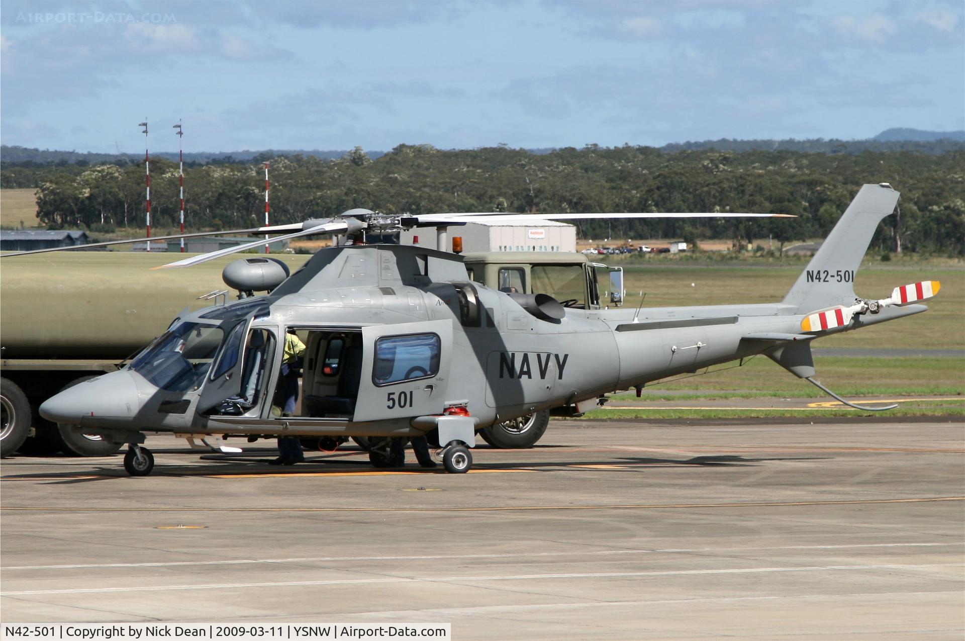 N42-501, 2001 Agusta A-109E Power C/N 11501, YSNW