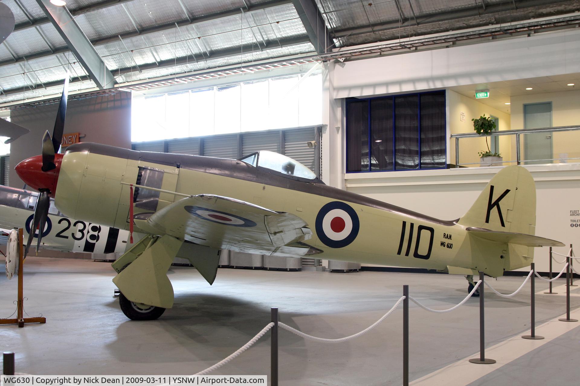 WG630, Hawker Sea Fury FB.11 C/N Not found WG630, YSNW (Fleet Air Arm Museum)