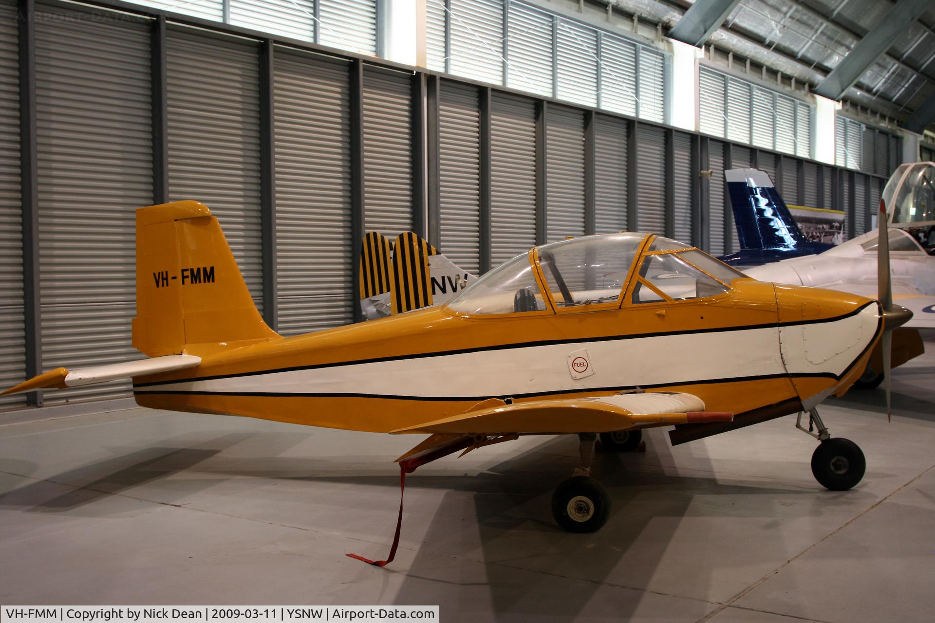 VH-FMM, 1959 Victa Airtourer Prototype C/N Not found VH-FMM, YSNW