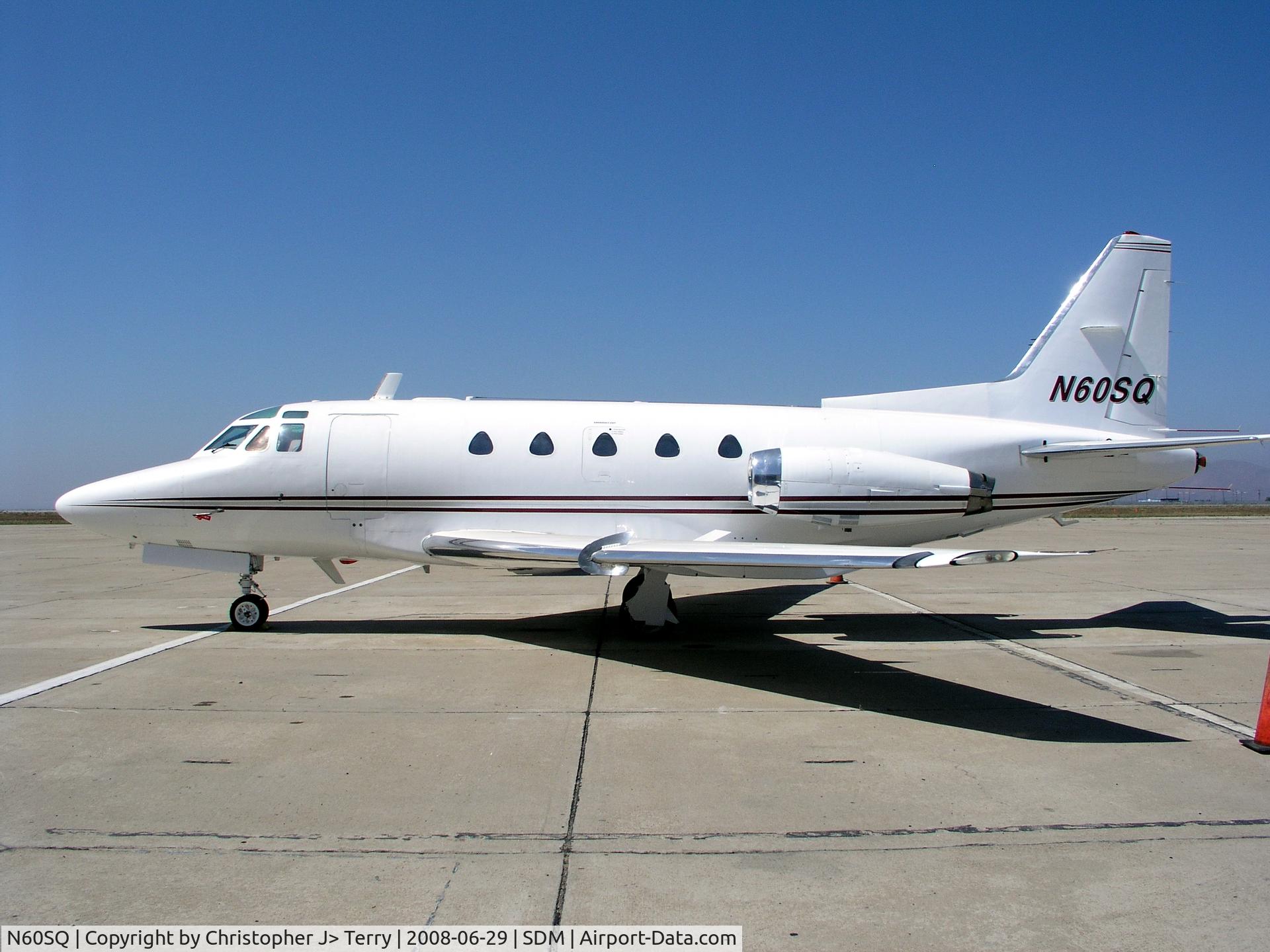 N60SQ, 1976 North American NA-265-60 Sabreliner C/N 306-109, Rockwell International (North American) Sabreliner