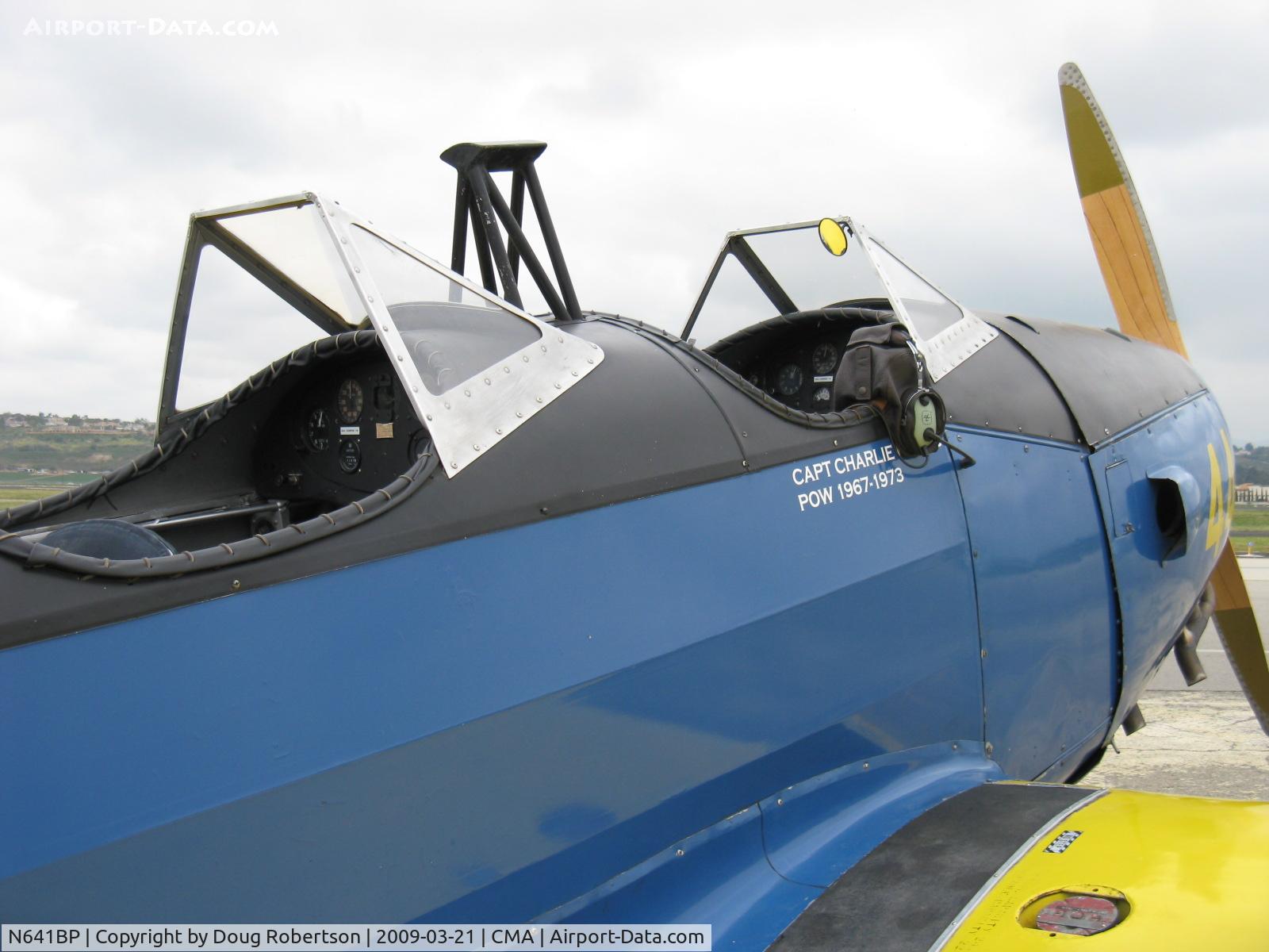 N641BP, Fairchild M-62A C/N 274HO, Fairchild M-62A CORNELL as PT-19A, Fairchild Ranger 6-440C-5 200 Hp, cockpits