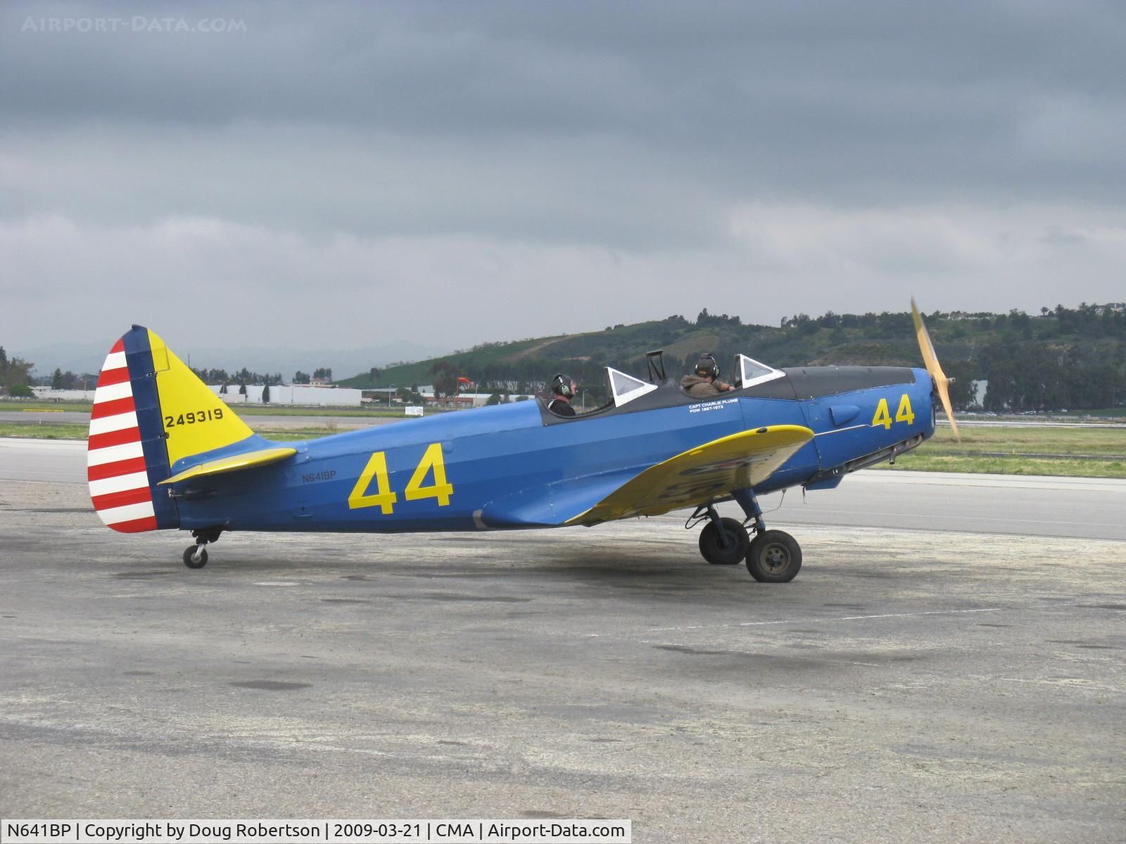 N641BP, Fairchild M-62A C/N 274HO, Fairchild M-62A CORNELL as PT-19A, Fairchild Ranger 6-440C-5 200 Hp, engine start