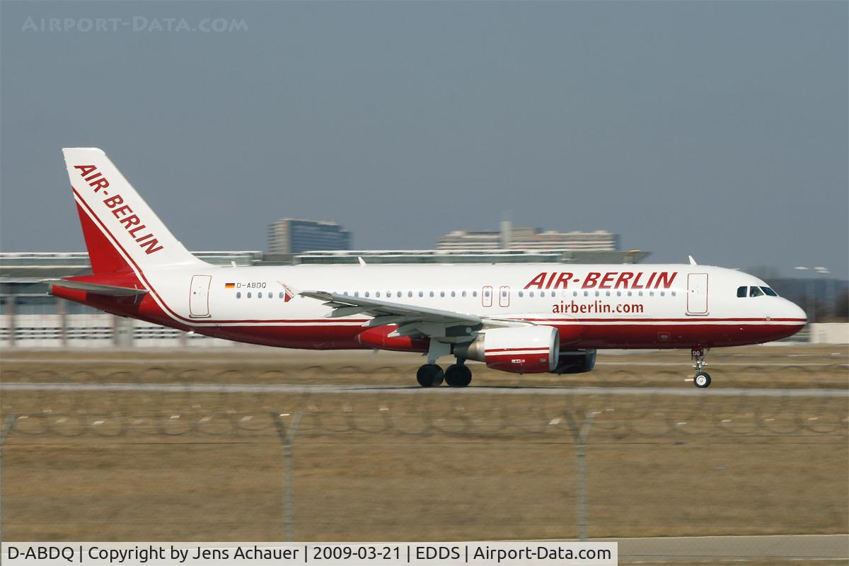 D-ABDQ, 2007 Airbus A320-214 C/N 3121, AirBerlin Airbus A320-214