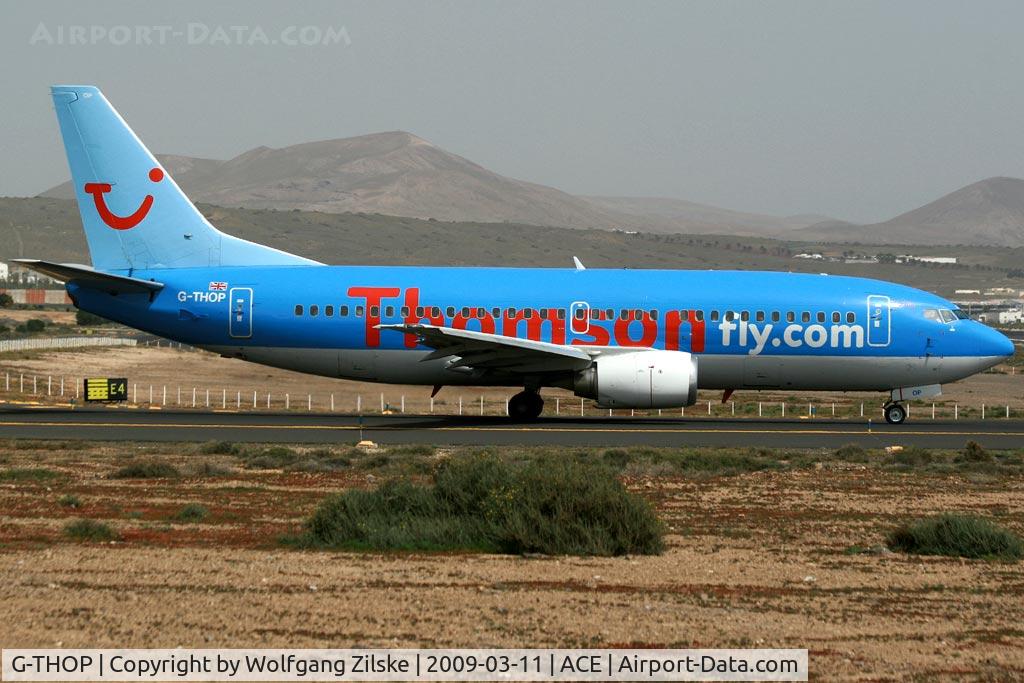 G-THOP, 1998 Boeing 737-3U3 C/N 28740, visitor