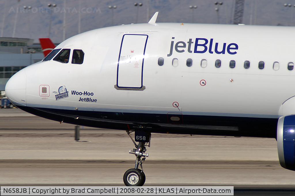 N658JB, 2007 Airbus A320-232 C/N 3150, jetBlue Airways - Homer Simpson - The Official Airlines of Springfield - 'Woo-Hoo JetBlue' / 2007 Airbus A320-232