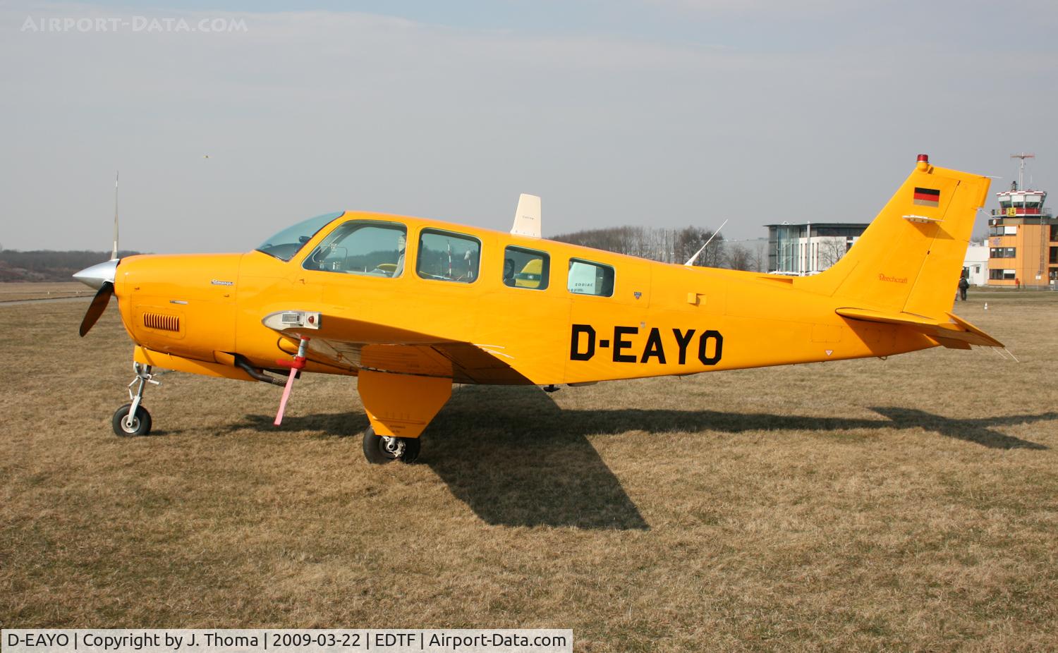 D-EAYO, 1991 Beech A36AT Bonanza 36 C/N E-2651, Beech A-36AT