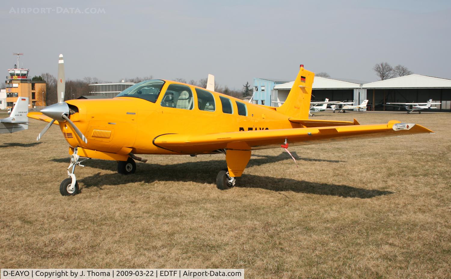 D-EAYO, 1991 Beech A36AT Bonanza 36 C/N E-2651, Beech A-36AT