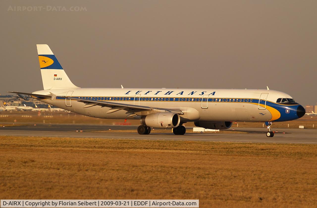 D-AIRX, 1998 Airbus A321-131 C/N 0887, Retro c/s